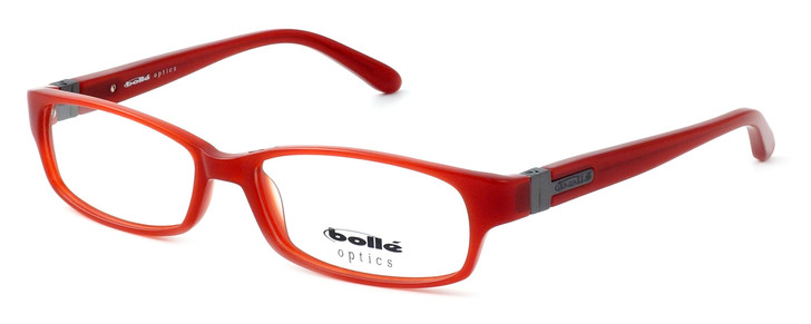 Bolle Deauville Progressive Lens Blue Light Block Reading Glasses Brick Red 52mm