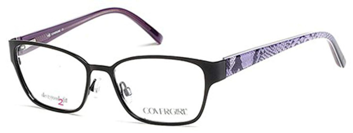 Cover Girl Progressive Lens Blue Light Reading Glasses CG0454-002 in Black 54mm