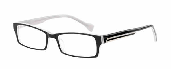 Ink Hue Progressive Lens Blue Light Reading Glasses Black White w/Power Options