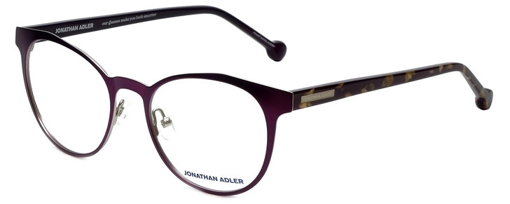 Jonathan Adler Progressive Lens Blue Light Block Glasses JA105-Purple Purple 51m