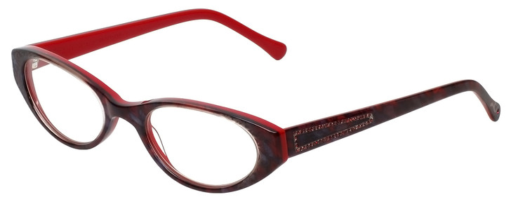 Judith Leiber Designer Progressive Lens Blue Light Glasses JL3013-06 Ruby 50mm