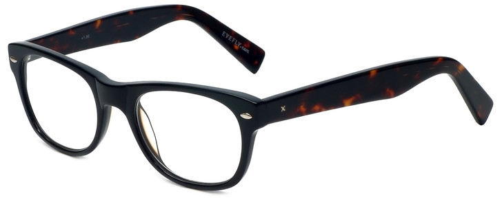 Eyefly Designer Progressive Len Blue Light Glasses Mensah-Jomo-Street Black 50mm