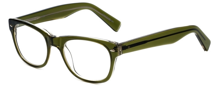 Eyefly Designer Progressive Len Blue Light Glasses Mensah-Jomo-Street Olive 50mm