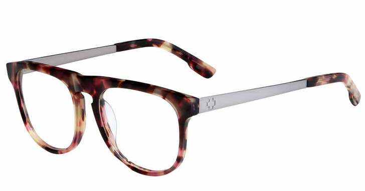 Spy+ Rx Designer Progressive Len Blue Light Glasses Maxwell Cherrywood Gun-Metal