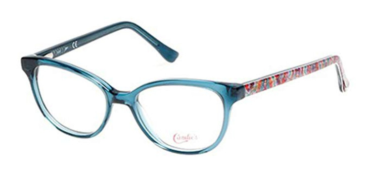 Candies Progressive Lens Blue Light Reading Glasses CA0505-089 Turquoise 47 mm