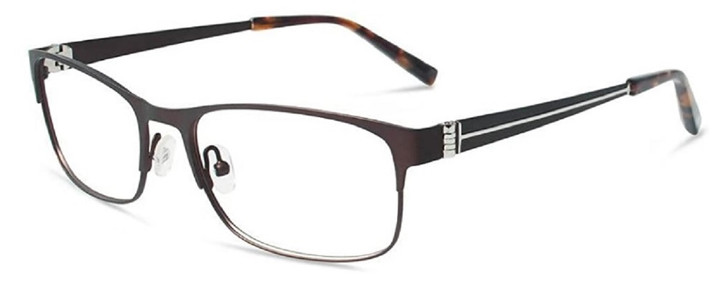 Jones New York Designer Eyeglasses J344 in Brown 56mm :: Custom Left & Right Lens