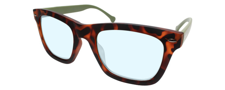 Converse H071 Blue Light Blocking Designer Glasess Square Tortoise Olive Green