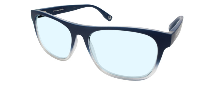 Converse H093 Blue Light Blocking Designer Glasses Rectangle Matte Navy Unisex