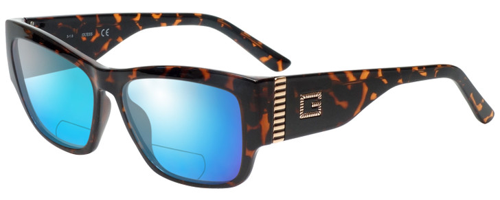 Guess GU7623 Ladies Polarized Bi-Focal Sunglasses Choose Lens&Power Tortoise 57mm