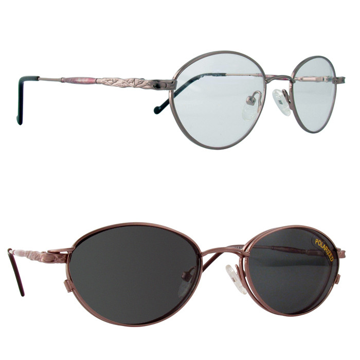 Magnetic Clip-On 224 Polarized Reading Sunglasses