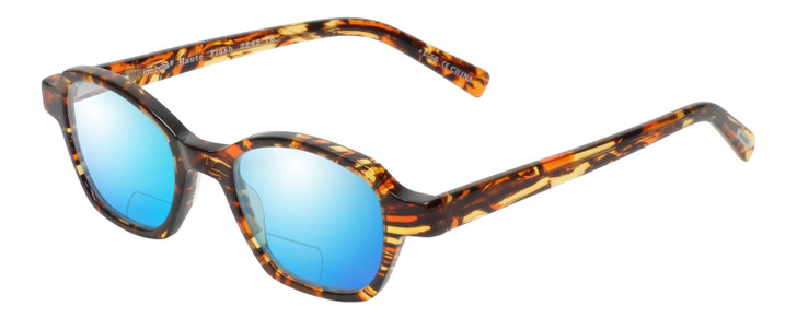 Eyebobs Haute Flash Ladies Polarized Bi-Focal Sunglass Tortoise Brown Gold Orange