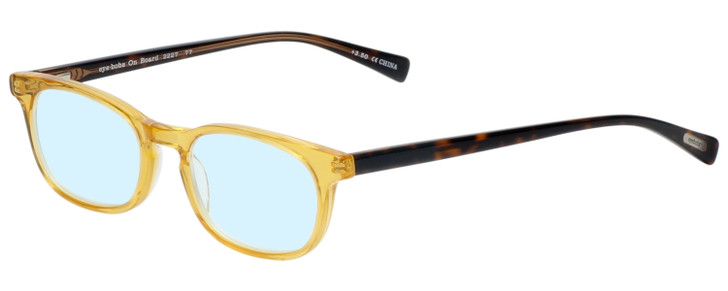 Eyebobs On Board Blue Light Block Eyeglasses Champagne Gold Yellow Crystal Brown