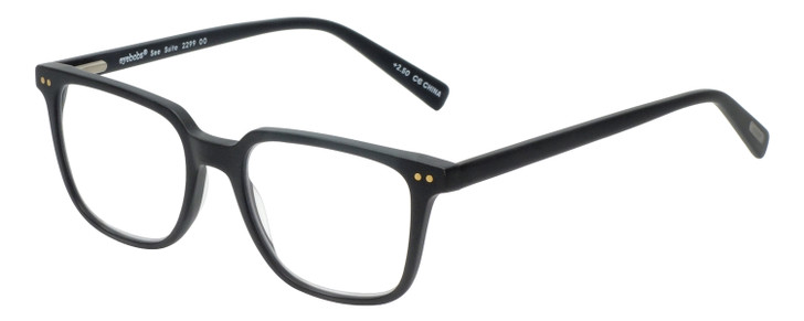 Eyebobs See C Suite Unisex Matte Black 51 mm Progressive Prescription Eyeglasses