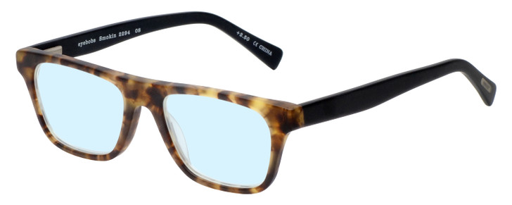 Eyebobs Smokin Progressive Blue Light Glasses MT Blonde Tortoise Brown Gold 45mm