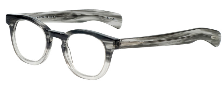 Eyebobs Total Wit Unisex Round Grey Marble Fade Crystal 46mm Bi-Focal Eyeglasses