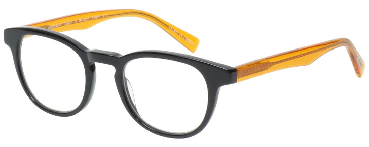 Eyebobs Take A Stand 2600-77 Black Orange Crystal Eyeglasses 47mm Custom L&R Lens