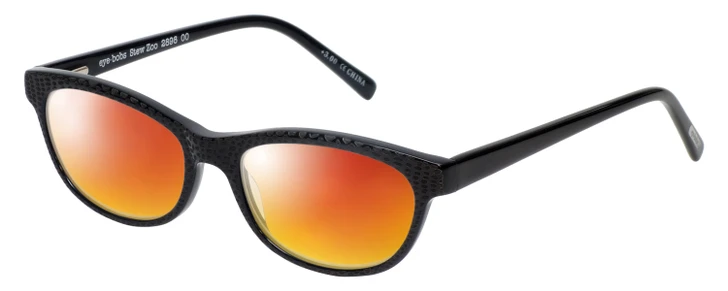 Eyebobs Stew Zoo 2898-00 Polarized Sunglasses 4 Options Cateye Black Snake 52 mm