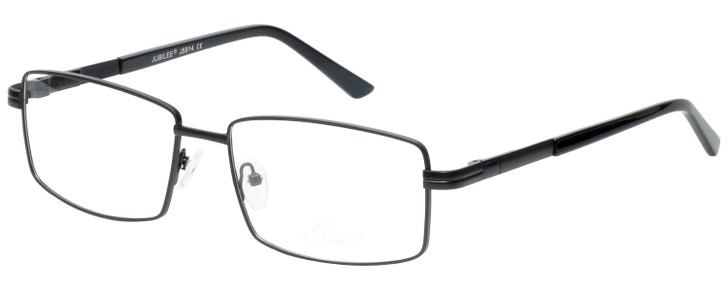 Jubilee BIG&TALL J5914 Mens Full Rim Matte Black Eyeglasses 60mm Custom L&R Lens