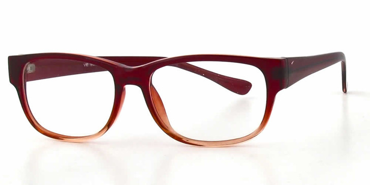 Calabria Soho 1007 Burgundy Pink Designer Eyeglasses :: Custom Left & Right Lens