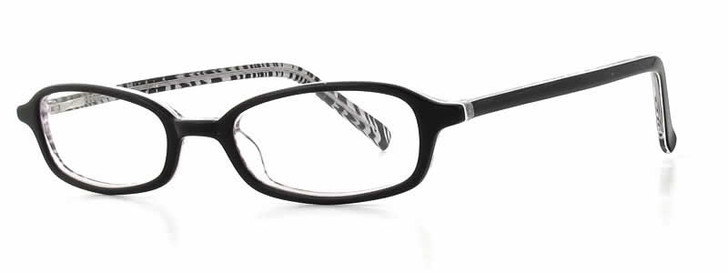 Calabria Viv 739 Black Zebra Designer Eyeglasses :: Custom Left & Right Lens