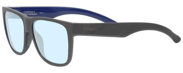 Smith Optics LOWDOWN 2 Unisex Blue Light Designer Glasses Square Matte Grey 55mm