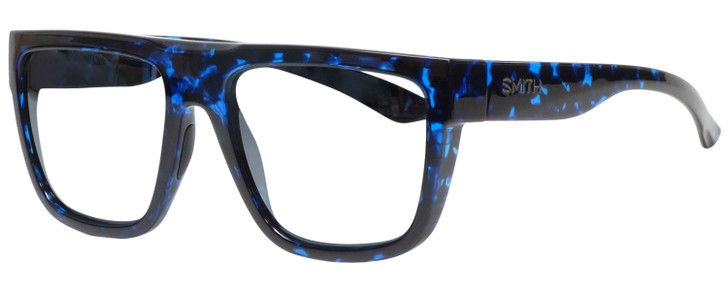 Smith COMEBACK Unisex Square Blue Havana Tortoise 58mm Prescription Eyeglasses Rx