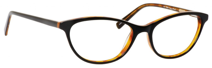 Hemingway H4667 Blue Light Blocking Filter+A/R Womens Cat Eye Eyeglasses Black/T