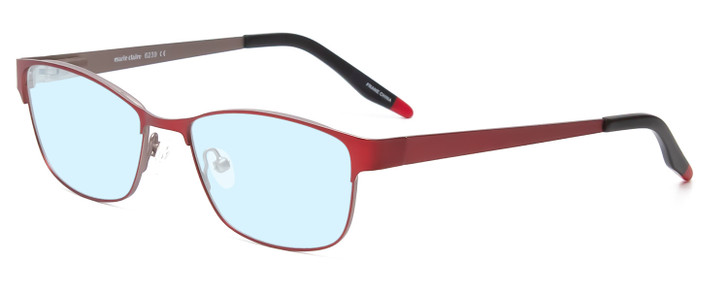 Marie Claire MC6239-BUR Progressive Blue Light Glasses Burgundy Red Black 49 mm