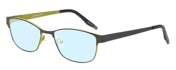 Marie Claire MC6239-JAD Lady Blue Light Eyeglasses Classic Black Jade Green 49mm
