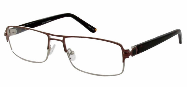 Dale Earnhardt, Jr. Eyeglass Collection 6770 in Brown :: Custom Left & Right Lens