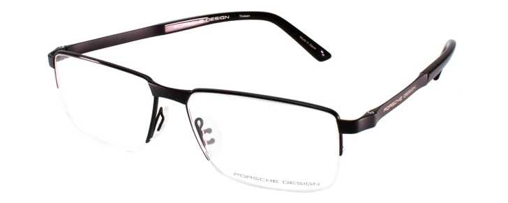 Porsche Design P8251-F-56mm Eyeglasses.5-Rimless Black Gun Metal Custom L&R Lens