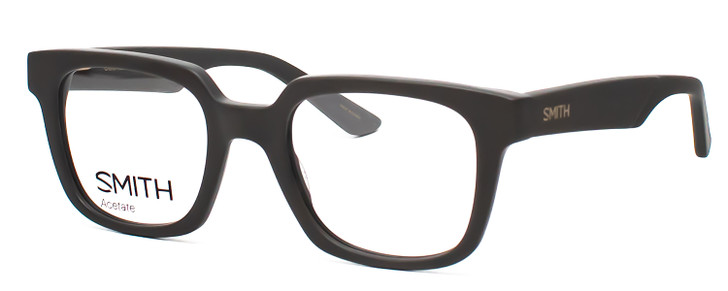 Smith CASHOUT Designer Blue Light Block Glasses Square Dark Charcoal Grey 49 mm