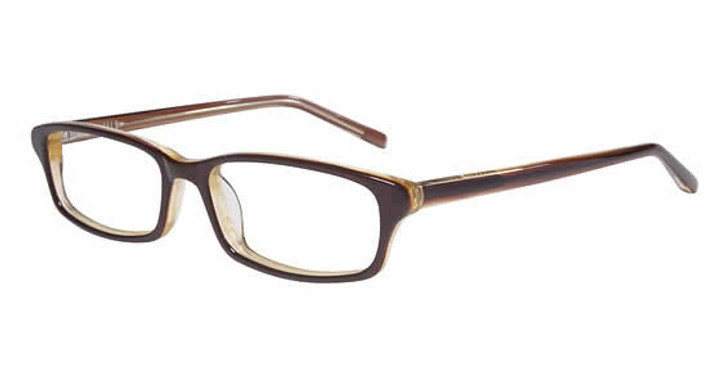 Jones NY Designer Eyeglasses J739 in Brown :: Custom Left & Right Lens