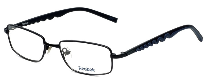 Reebok Designer Blue Light Blocking Glasses R1002-BLK Matte-Black 51mm Rectangle