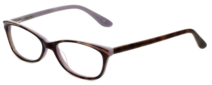 Profile View of Corinne McCormack Progressive Blue Light Glasses West-End-LAV in Lavender 52mm