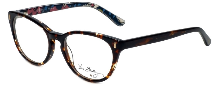 Profile View of Vera Bradley Progressive Blue Light Glasses Adel-AVT African Violet Acetate 52mm