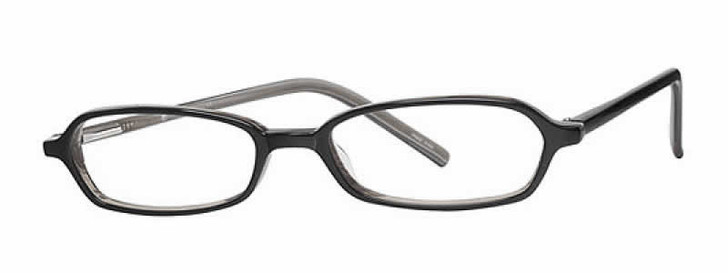 Calabria Vivid 721 Designer Progressive Lens Blue Light Glasses in Black Grey