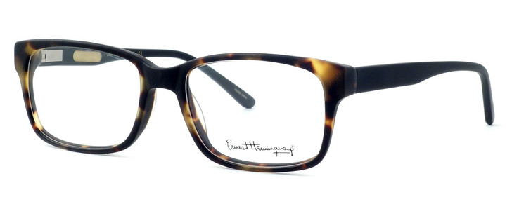 Profile View of Ernest Hemingway Designer Progressive Blue Light Glasses 4662 in Matte Tortoise