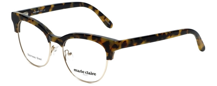 Profile View of Marie Claire Progressive Blue Light Glasses MC6247-ATO in Antique Tortoise 51mm