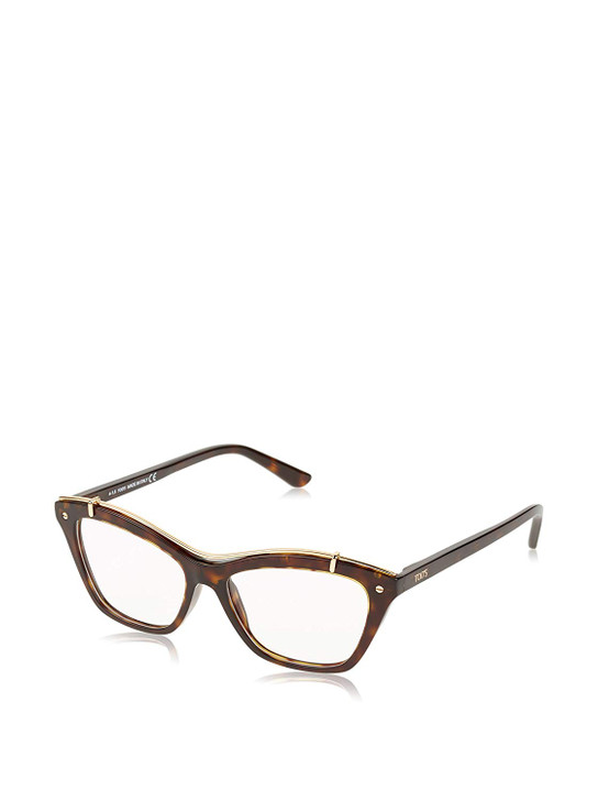 Profile View of Tod's Designer Progressive Lens Blue Light Glasses TO5128-052 in Tortoise 52mm