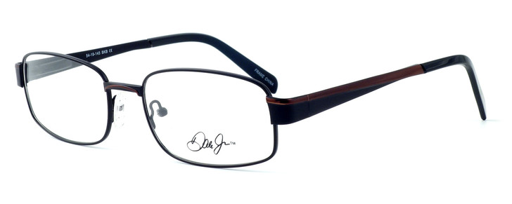 Profile View of Dale Earnhardt, Jr. Designer Blue Light Blocking Glasses DJ6736 in Brown 54mm