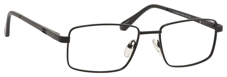 Profile View of Dale Earnhardt, Jr Designer Blue Light Blocking Glasses 6817 in Satin Black 53mm