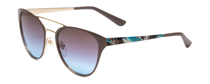 Vogue 4078S Cateye Sunglasses Grey Gold Blue Black/Brown Grey Blue Gradient 53mm