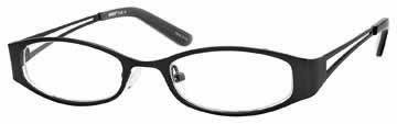 Seventeen Designer Eyeglasses 5320 in Black :: Custom Left & Right Lens