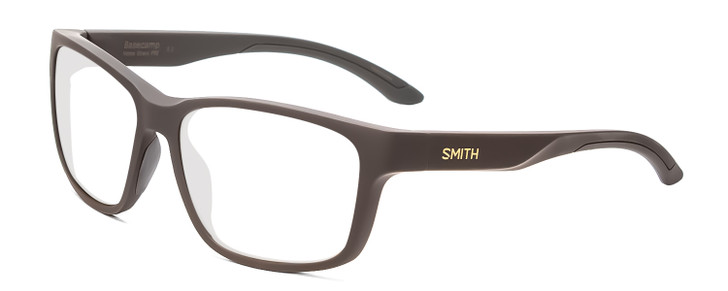 Smith Optics Basecamp in Matte Gravy Grey Unisex Eyeglasses 58mm Custom L&R Lens