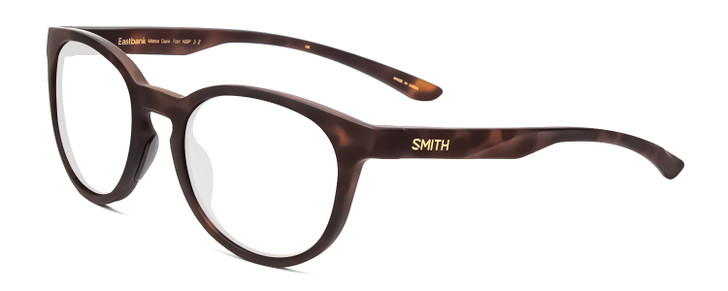 Smith Eastbank Matte Tortoise Brown Gold 52 mm Bi-Focal Prescription Eyeglasses