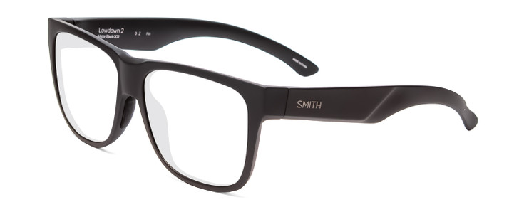 Smith Optics Lowdown 2 Designer Reading Glasses Matte Black Square 55mm