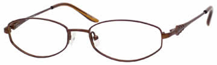 Valerie Spencer Designer Eyeglasses 9198 in Brown :: Custom Left & Right Lens