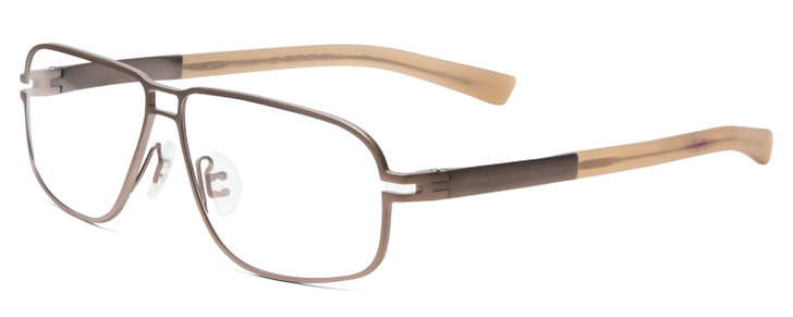 Porsche Designs P8193-B Unisex Oval Eyeglasses Titanium Grey 58mm Progressive Rx