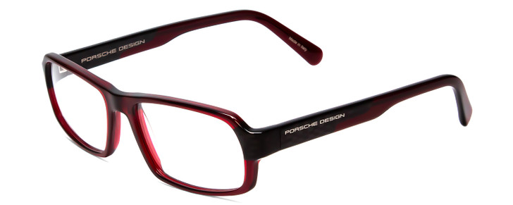 Porsche Design P8215-D Eyeglasses Crystal Burgundy Red Carbon Fiber 55mm w/Rx-SV